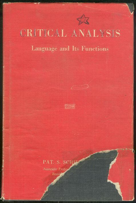 CRITICAL ANALYSIS Language and its Functions