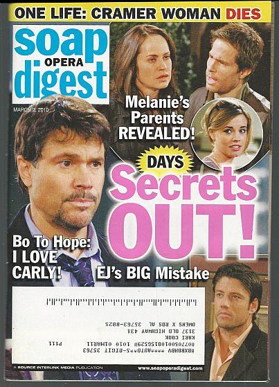 SOAP OPERA DIGEST MARCH 2, 2010
