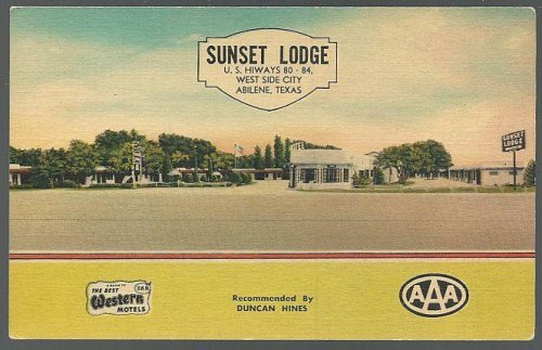 SUNSET LODGE, ABILENE, TEXAS