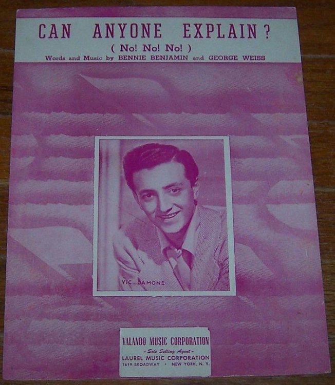 CAN ANYONE EXPLAIN (NO! NO! NO! )