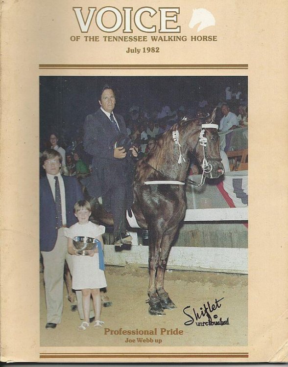 VOICE OF THE TENNESSEE WALKING HORSE MAGAZINE JULY 1982