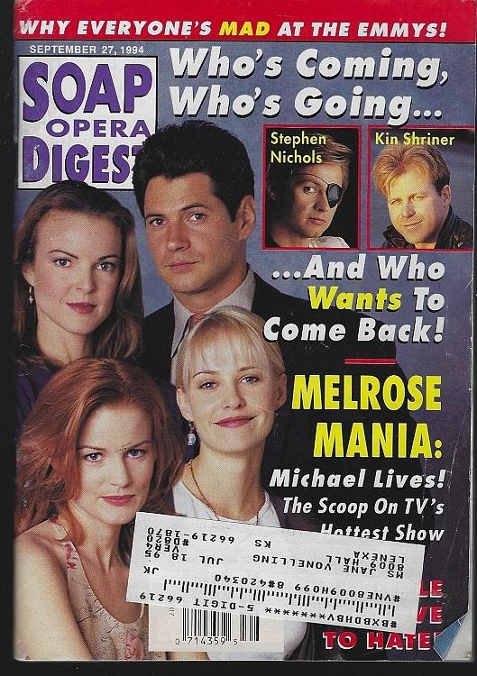 SOAP OPERA DIGEST SEPTEMBER 27, 1994