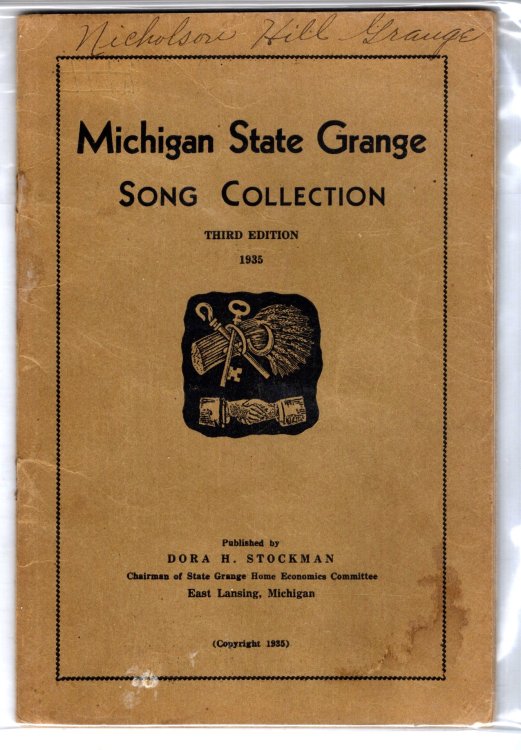 Image for Michigan State Grange Song Collection, 3e : 3rd Edition, 1935 Michigan State Grange Song Collection, 3e : 3rd Edition, 1935