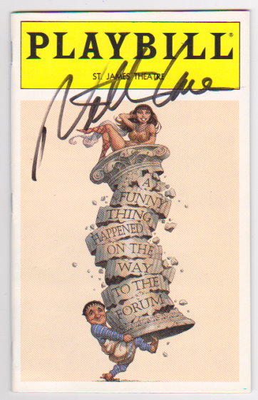 Image for Playbill, Volume 96, Number 6, June 1996 : A Funny Thing Happened on the Way to the Forum (Signed by Nathan Lane) Playbill, Volume 96, Number 6, June 1996 : A Funny Thing Happened on the Way to the Forum (Signed by Nathan Lane)