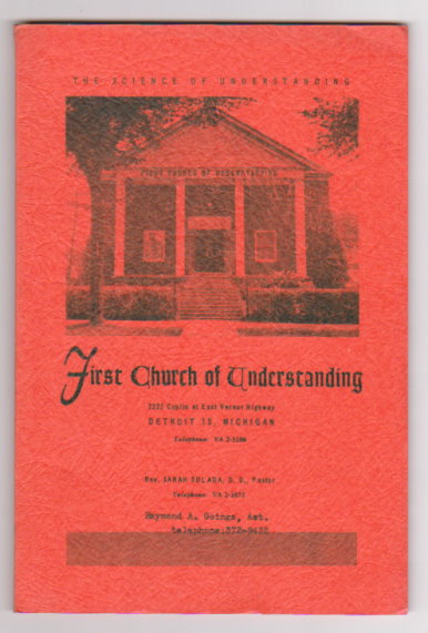 Image for First Church of Understanding : Detroit, Michigan First Church of Understanding : Detroit, Michigan