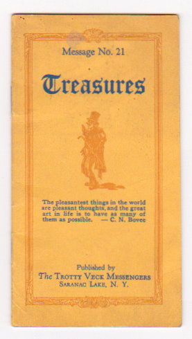 Image for Treasures, Message Number 21 : Trotty Veck Messengers Treasures, Message Number 21 : Trotty Veck Messengers