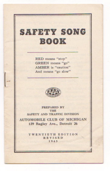 Image for Safety Song Book Safety Song Book