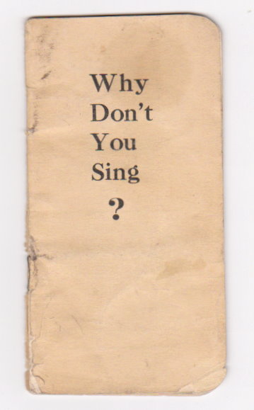 Image for Why Don't You Sing : American Oil Corporation Songbook Why Don't You Sing : American Oil Corporation Songbook