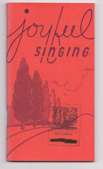 Image for Joyful Singing : Cooperative Recreation Service Joyful Singing : Cooperative Recreation Service