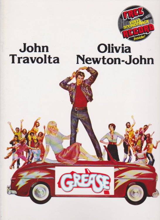 Image for Grease, Souvenir Movie Program : With Vinyl Soundtrack Record Inside Grease, Souvenir Movie Program : With Vinyl Soundtrack Record Inside