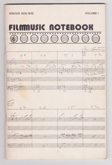 Image for Filmmusic Notebook, Volume 1, Number 2 : Winter 1974-1975 Filmmusic Notebook, Volume 1, Number 2 : Winter 1974-1975