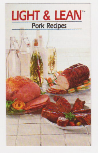 Image for Light and Lean Pork Recipes : Lot of 4 Pork Promos Light and Lean Pork Recipes : Lot of 4 Pork Promos