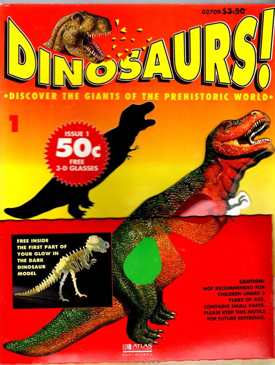 Dinosaurs ! Discover the Giants of the Prehistoric World : Volume 1, with 3-D Glasses