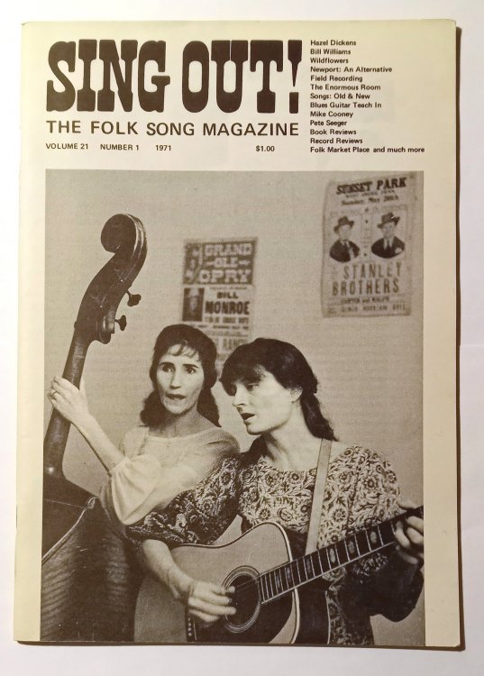 Sing Out ! The Folk Song Magazine : Volume 21, Number 1, September October 1971, Hazel Dickens