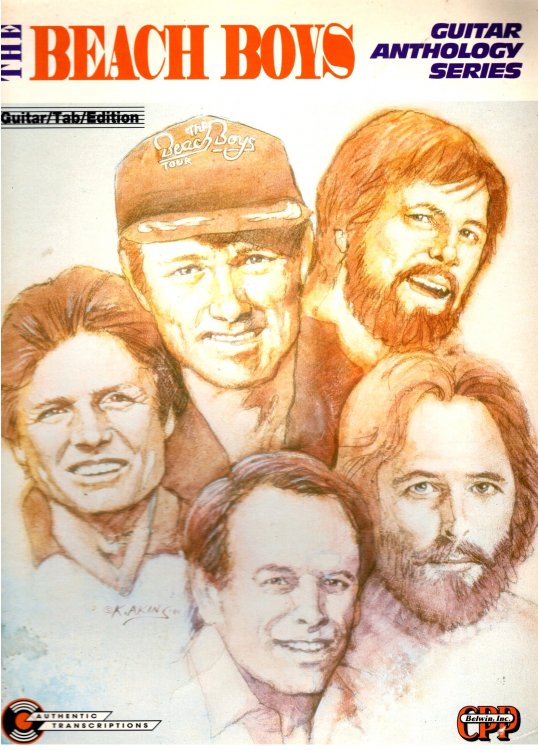 Beach Boys, the : Guitar Anthology Series, Authentic Transcriptions, Guitar Tab Edition