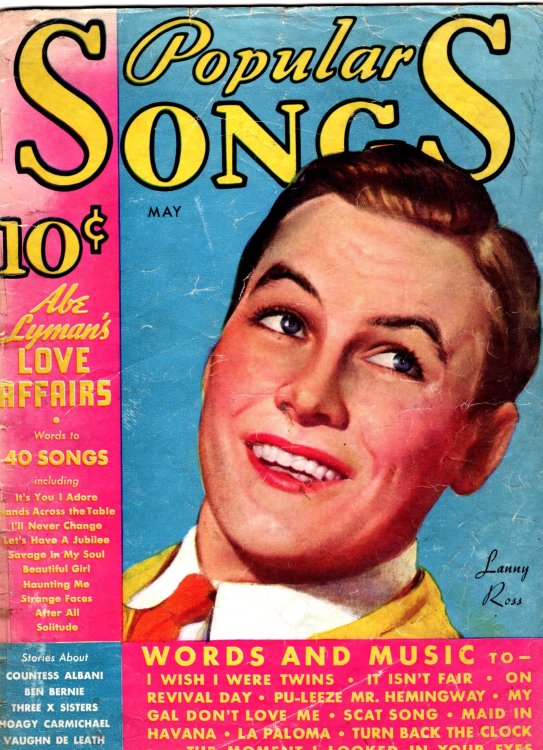 Image for Popular Songs Magazine : Volume 1, Number 6, Lanny Ross Popular Songs Magazine : Volume 1, Number 6, Lanny Ross