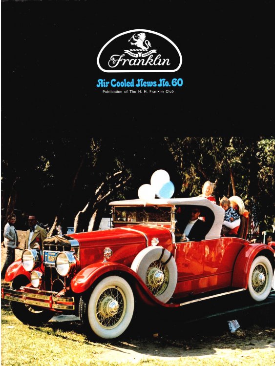 Image for Franklin Air Cooled News Number 60 : Volume 20, Number 3, November 1973 Franklin Air Cooled News Number 60 : Volume 20, Number 3, November 1973