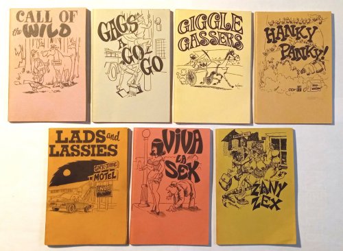 Sexy Mini Joke Books : Call of the Wild, Gags a Go Go, Giggle Gassers, Hanky Panky, Lads and Lassies, Viva La Sex, Zany Zex