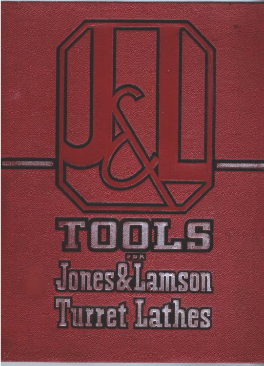Tools for Jones and Lamson Turret Lathes : Catalog Number 103-A