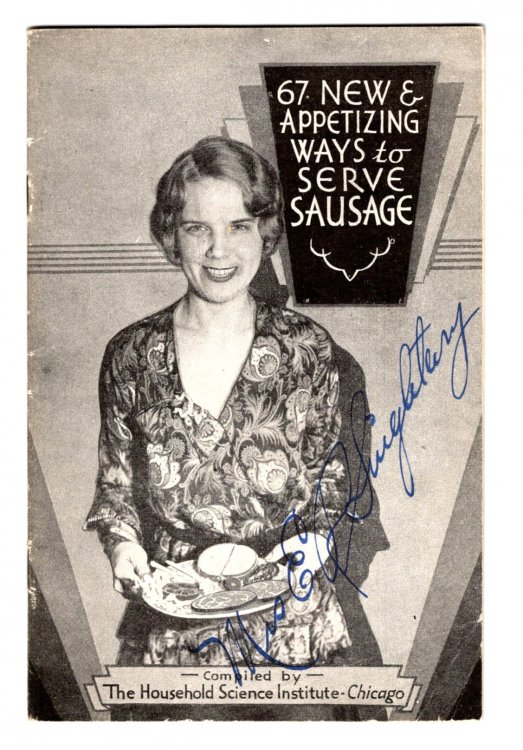 Image for 67 New and Appetizing Ways to Serve Sausage : Signed 67 New and Appetizing Ways to Serve Sausage : Signed