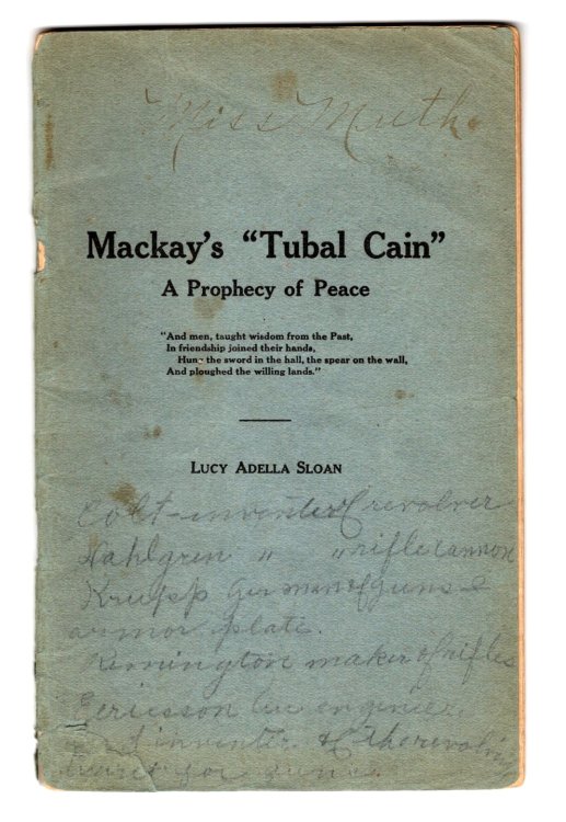 Mackay's Tubal Cain : A Prophecy of Peace
