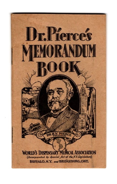 Image for Dr. Pierce's Memorandum Book Dr. Pierce's Memorandum Book