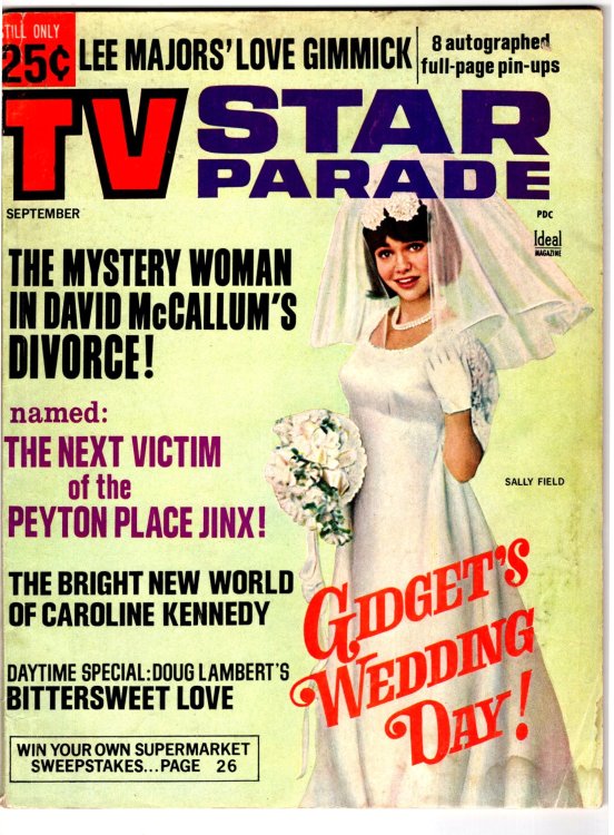 TV Star Parade, September, 1966 : Beatles, Elvis, Sally Field, David McCallum, Caroline Kennedy, Lee Majors