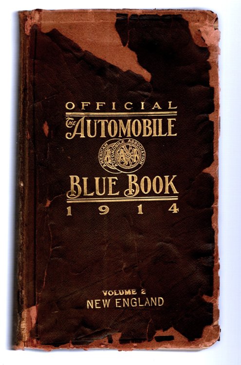 Official Automobile Blue Book, 1914 : Volume 2, New England States and Maritime Provinces