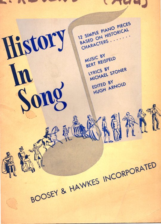 Image for History in Song : 12 Simple Piano Pieces Based on Historical Characters History in Song : 12 Simple Piano Pieces Based on Historical Characters