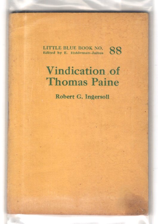 Image for Vindication of Thomas Paine Vindication of Thomas Paine