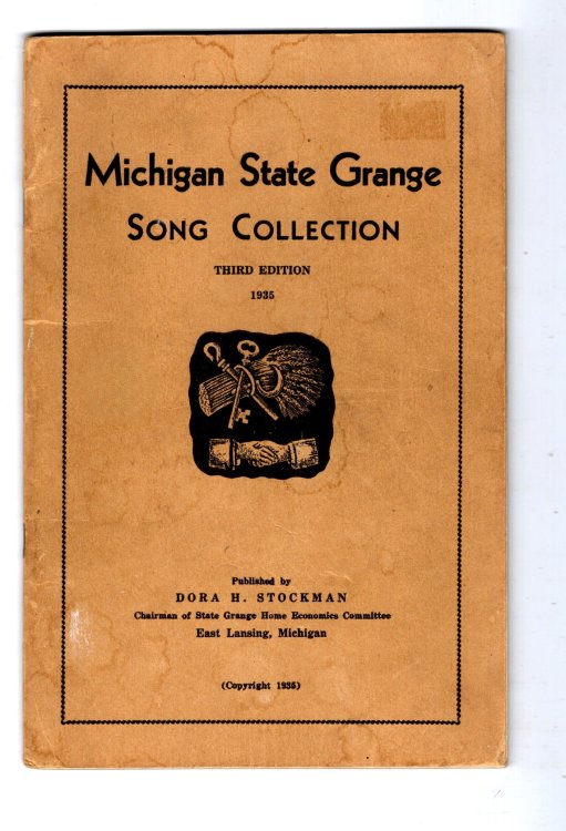 Image for Michigan State Grange Song Collection, 3e : 3rd Edition, 1935 Michigan State Grange Song Collection, 3e : 3rd Edition, 1935