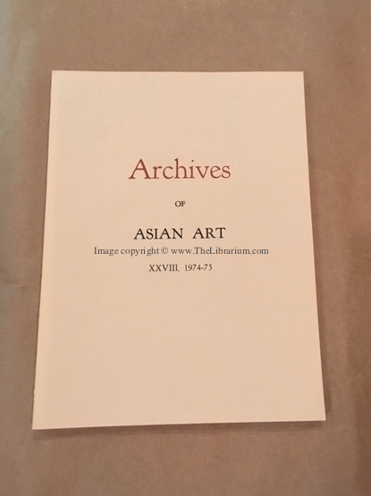 Image for Archives of Asian Art, XXVIII, 1974-75 Archives of Asian Art, XXVIII, 1974-75