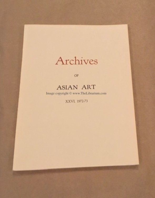 Image for Archives of Asian Art, XXVI, 1972-73 Archives of Asian Art, XXVI, 1972-73