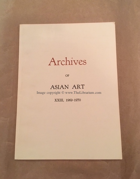 Image for Archives of Asian Art, XXIII, 1969-1970 Archives of Asian Art, XXIII, 1969-1970