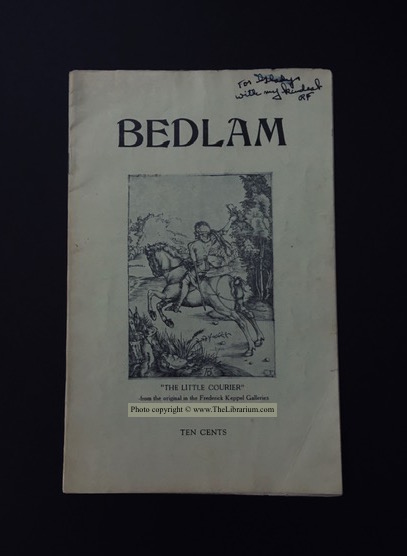 Image for Bedlam; December, 1932; Vol. II, No. 6 Bedlam; December, 1932; Vol. II, No. 6