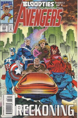 Image for THE AVENGERS: Nov #368 THE AVENGERS: Nov #368