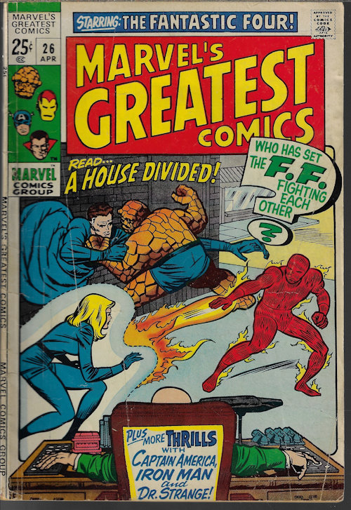 Image for MARVEL'S GREATEST COMICS: Apr #26 (Fantastic Four, Captain America, Iron Man, & Dr. Strange) MARVEL'S GREATEST COMICS: Apr #26 (Fantastic Four, Captain America, Iron Man, & Dr. Strange)
