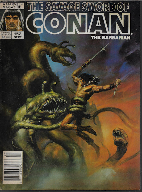 Image for SAVAGE SWORD OF CONAN The Barbarian: Sept 1988, #152 SAVAGE SWORD OF CONAN The Barbarian: Sept 1988, #152