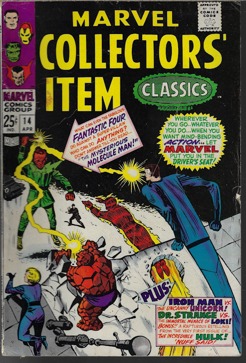 Image for MARVEL COLLECTORS' ITEM Classics: Apr #14 (Fantastic Four; Iron Man; Dr. Strange) MARVEL COLLECTORS' ITEM Classics: Apr #14 (Fantastic Four; Iron Man; Dr. Strange)
