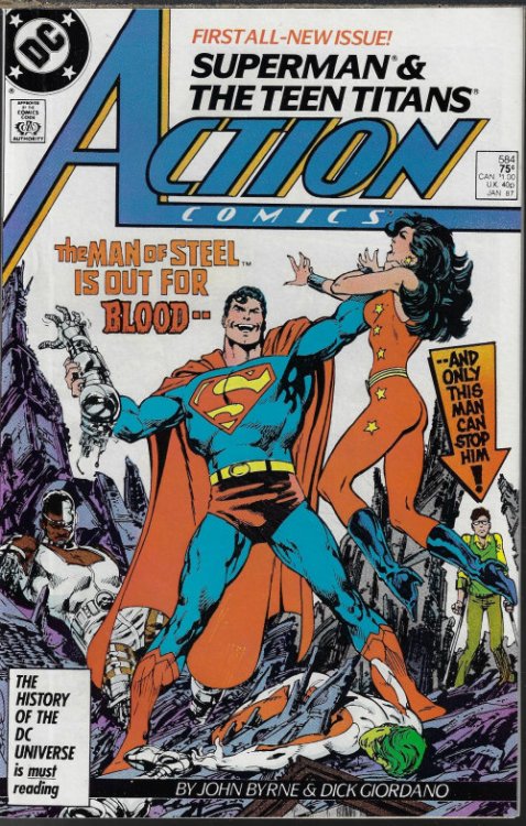 Image for ACTION COMICS, SUPERMAN in. . . : Jan #584 ACTION COMICS, SUPERMAN in. . . : Jan #584