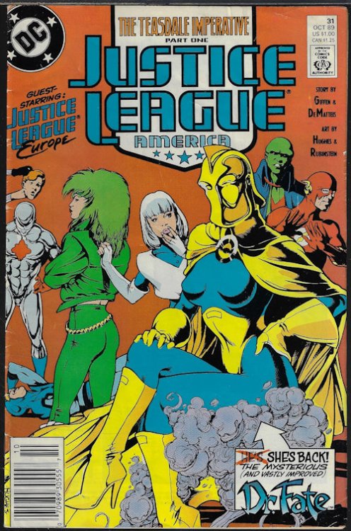 Image for JUSTICE LEAGUE America: Oct #31, 1989 JUSTICE LEAGUE America: Oct #31, 1989