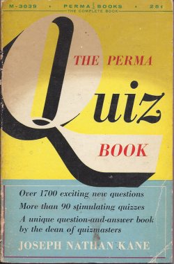 Image for THE PERMA QUIZ BOOK THE PERMA QUIZ BOOK