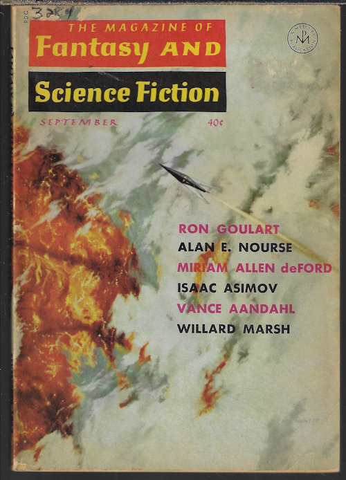 Image for The Magazine of FANTASY AND SCIENCE FICTION (F&SF): September, Sept. 1964 The Magazine of FANTASY AND SCIENCE FICTION (F&SF): September, Sept. 1964