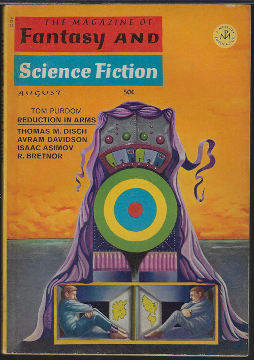 Image for The Magazine of FANTASY AND SCIENCE FICTION (F&SF): August, Aug. 1967 The Magazine of FANTASY AND SCIENCE FICTION (F&SF): August, Aug. 1967
