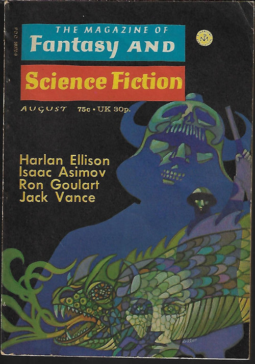 Image for The Magazine of FANTASY AND SCIENCE FICTION (F&SF): August, Aug. 1972 ( The Magazine of FANTASY AND SCIENCE FICTION (F&SF): August, Aug. 1972 (