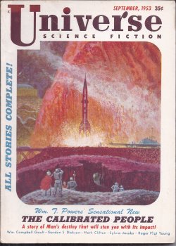 UNIVERSE Science Fiction: September, Sept. 1953