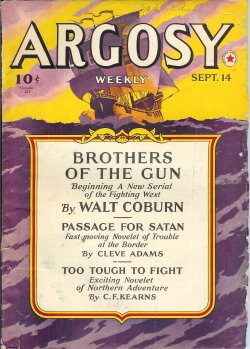 Image for ARGOSY Weekly: September, Sept. 14, 1940 ( ARGOSY Weekly: September, Sept. 14, 1940 (