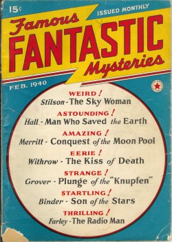 Image for FAMOUS FANTASTIC MYSTERIES: February, Feb. 1940 ( FAMOUS FANTASTIC MYSTERIES: February, Feb. 1940 (