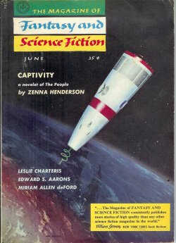 Image for The Magazine of FANTASY AND SCIENCE FICTION (F&SF): June 1958 The Magazine of FANTASY AND SCIENCE FICTION (F&SF): June 1958