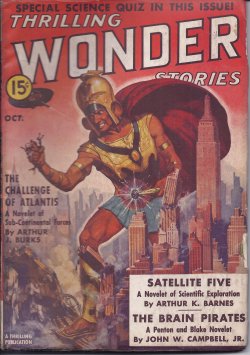 Image for THRILLING WONDER Stories: October, Oct. 1938 THRILLING WONDER Stories: October, Oct. 1938
